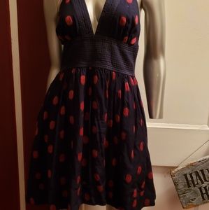 Halter top, polka dot, French connection dress